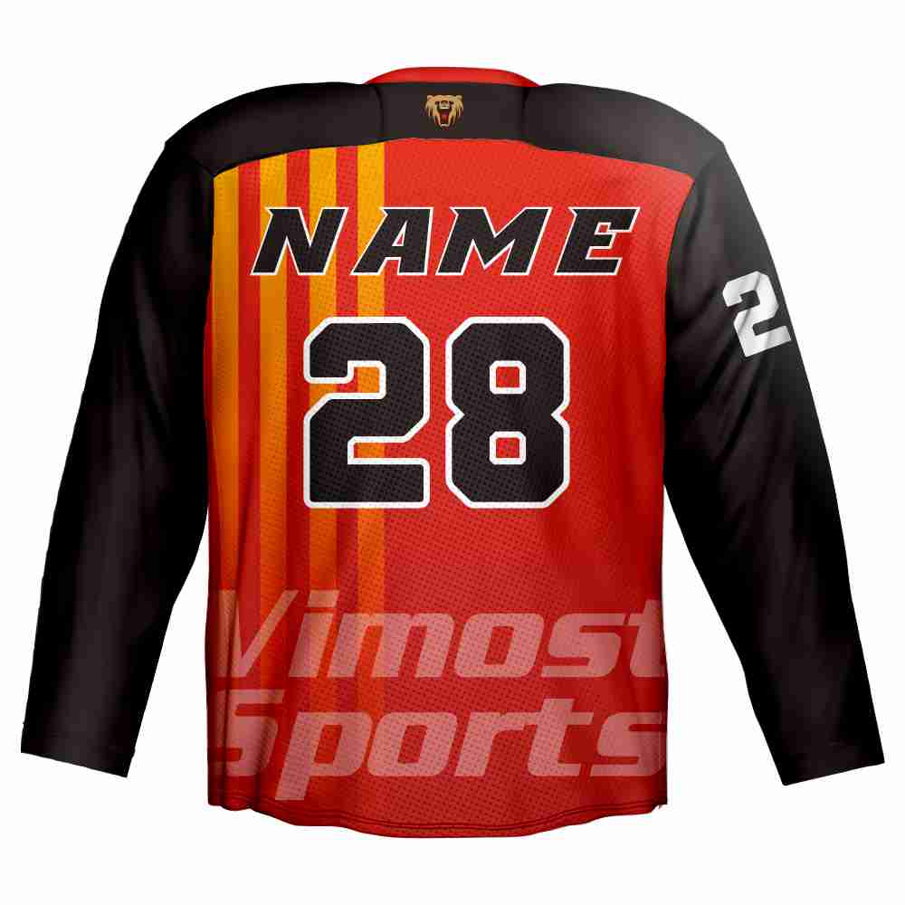  Sublimated 100% Polyester Custom Ice Hockey Jersey of Good Qualitty