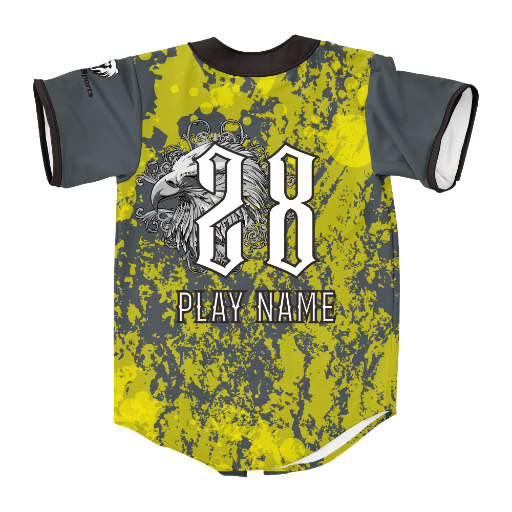  Custom Sublimated Baseball Jerseys with Full Buttons