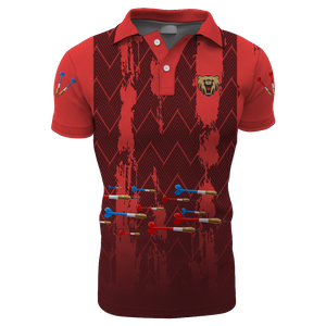 Sublimated Custom Dart T Shirt Design Your Own Custom Dart Shirts Jersey Polo with Pockets for Team