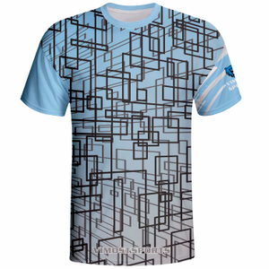 Custom Design Game Wear Polyester Printing V-neck Gaming Shirts 