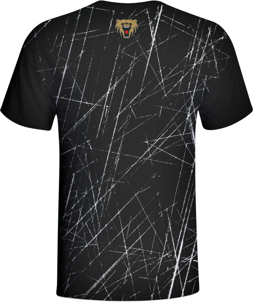 100% Polyester Sublimated Custom Good Quality Tee of Round Neck