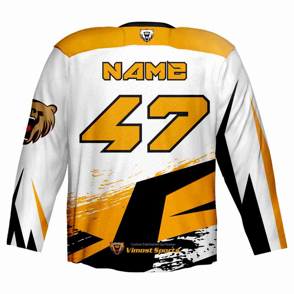  Sublimated 100% Polyester Ice Hockey Jersey Customize Your Size, Name And Number
