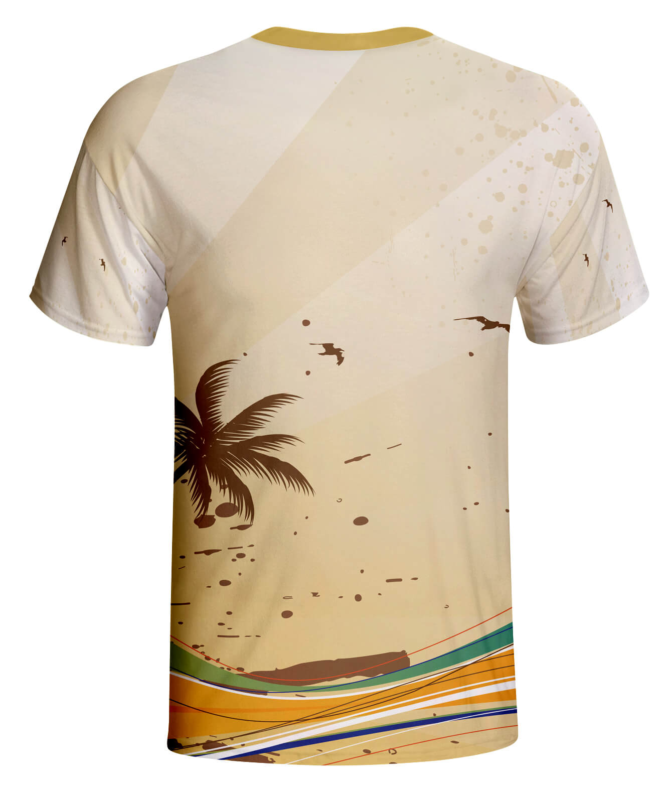 Sublimated 100% Polyester Good Quality Tee Customize Your Color And Patterns You Need