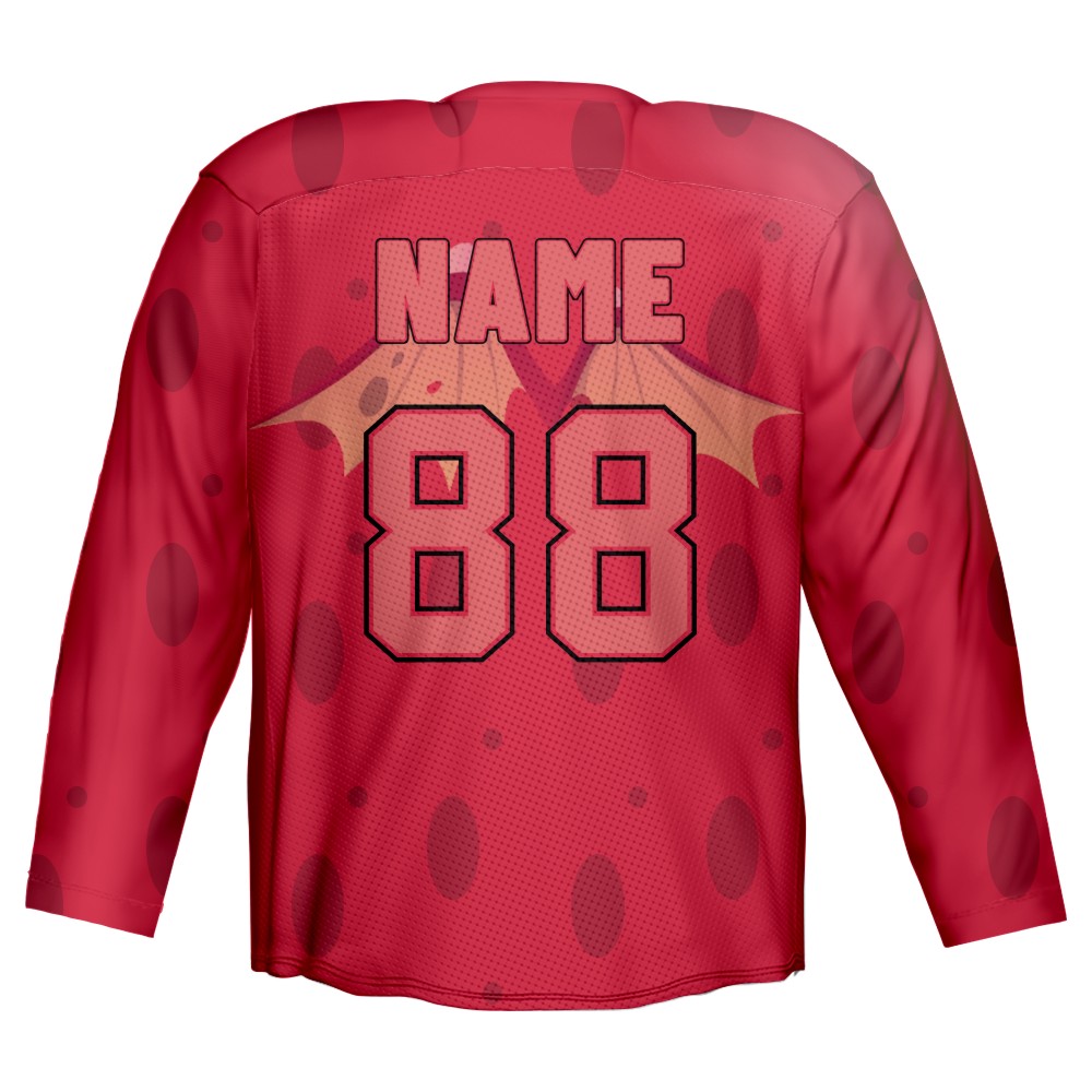 New Fashion Sublimated Red Ice Hockey Jersey From The Best Manufacturer