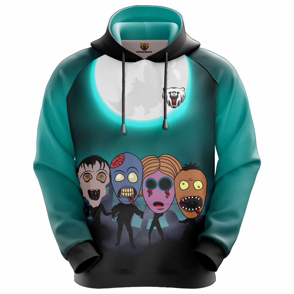 Subl Premium Poly Sublimation Round Neck Team Hoodie